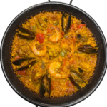paella marinera jamon jamon london restaurant camden, soho and belsize park no background