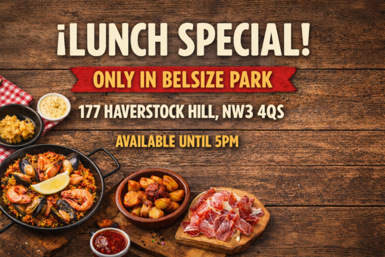 SPANISH LUNCH MENU AT JAMON JAMON BELSIZE PARK