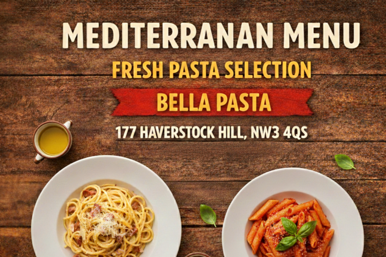 Limited Time – Mediterranean menu at belsize park
